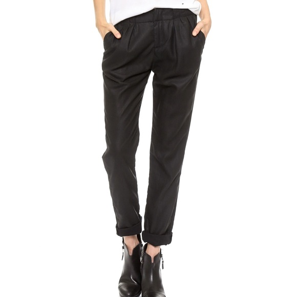 RAG AND BONE Aberdeen Coated Trousers - Picture 1 of 5